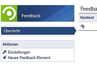Feedbackelement berischt