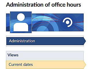 Sprechstunden Men� en